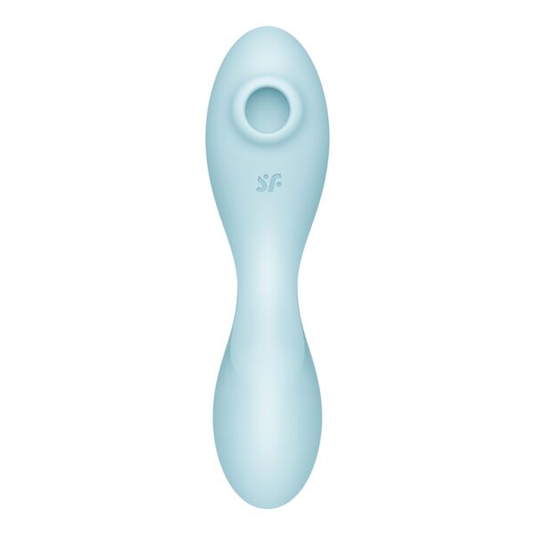 Ssący masażer do Łechtaczki Satisfyer Cruvy Trinity 5+ Niebieski - obrazek 2