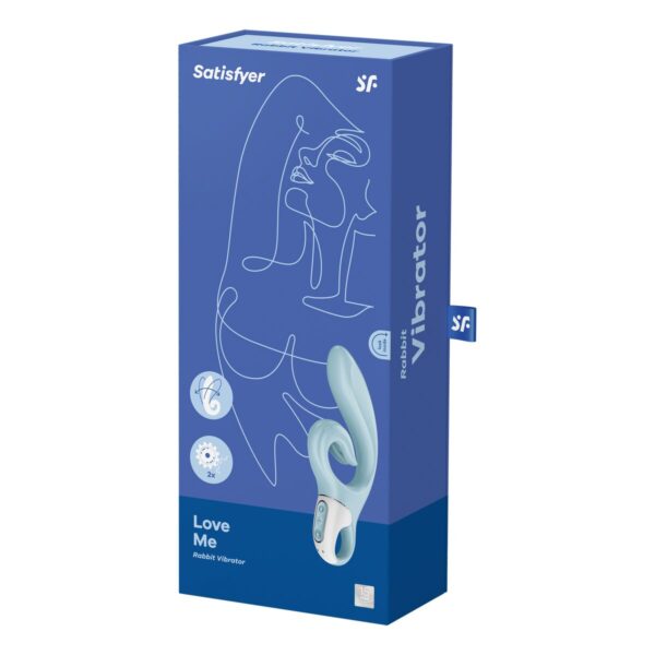 Wibrator Podwójnej Stymulacji Satisfyer Love me Niebieski - obrazek 6