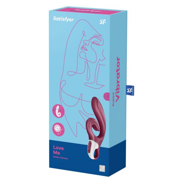 Wibrator Podwójnej Stymulacji Satisfyer Love me Czerwony - obrazek 6