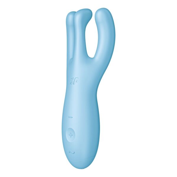 Masażer Satisfyer Threesome 4 Connect Niebieski - obrazek 3