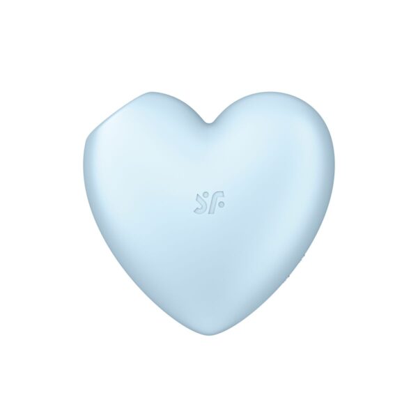 Ssący masażer do Łechtaczki Satisfyer Cutie Heart Niebieski - obrazek 4