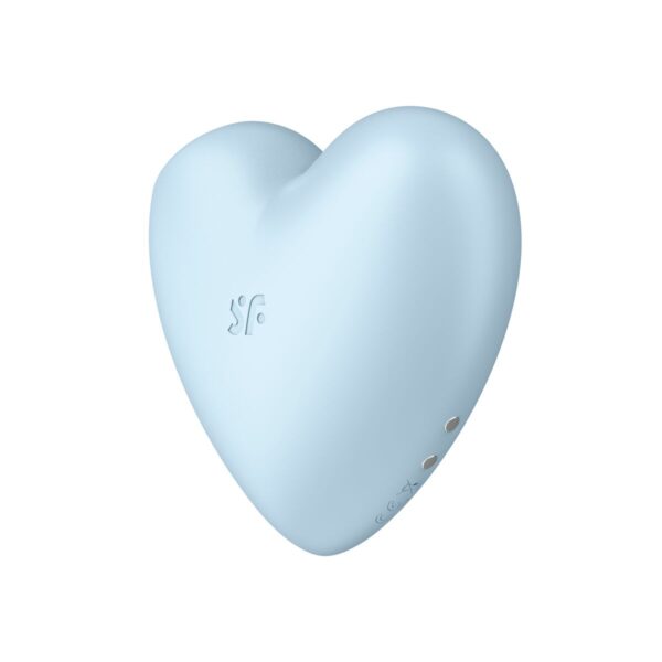 Ssący masażer do Łechtaczki Satisfyer Cutie Heart Niebieski - obrazek 6