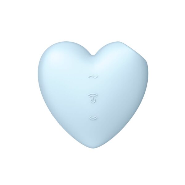 Ssący masażer do Łechtaczki Satisfyer Cutie Heart Niebieski - obrazek 5