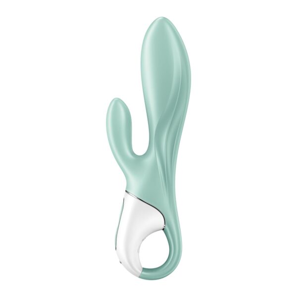 Wibrator Podwójnej Stymulacji Satisfyer Air Pump Bunny 5 Kolor Zielony - obrazek 3