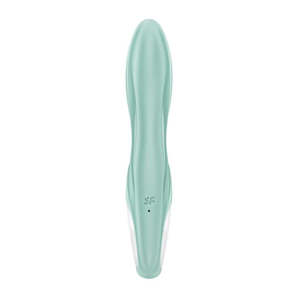 Wibrator Podwójnej Stymulacji Satisfyer Air Pump Bunny 5 Kolor Zielony - obrazek 4