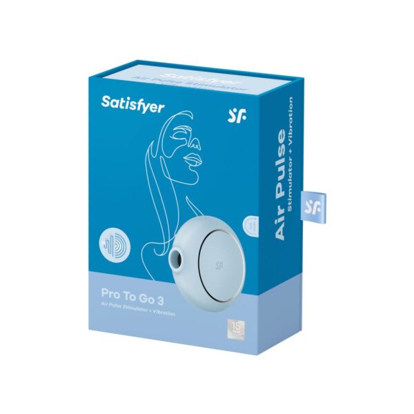 Ssący masażer do Łechtaczki Satisfyer Pro To Go 3 Niebieski - obrazek 6