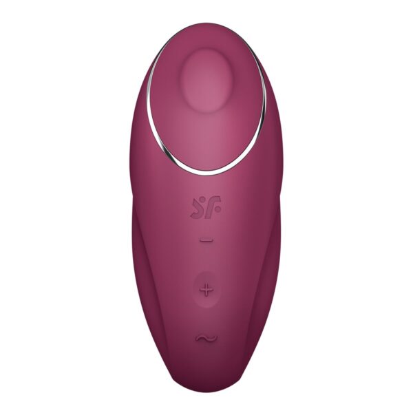 Masażer Satisfyer Tap & Climax Czerwony - obrazek 4
