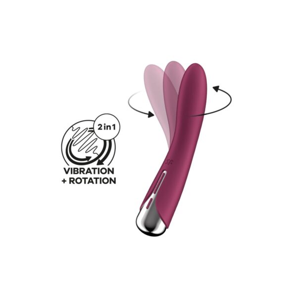 Wibrator Satisfyer Spinning Vibe Czerwony - obrazek 3