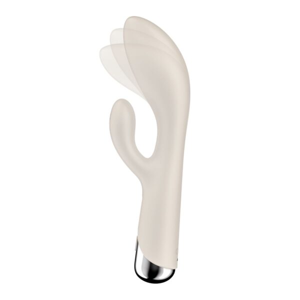 Wibrator Podwójnej Stymulacji Satisfyer Spinning Rabbit 1 Biały - obrazek 6