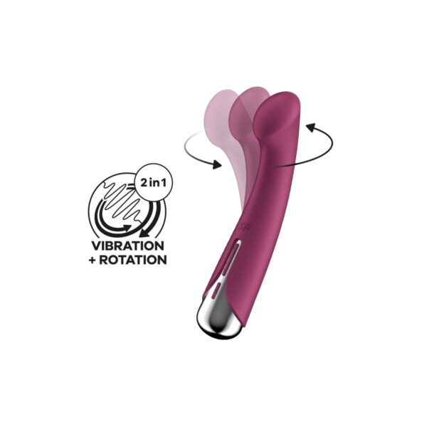 Wibrator punktu G Satisfyer Spinning G-Spot 1 Czerwony - obrazek 2