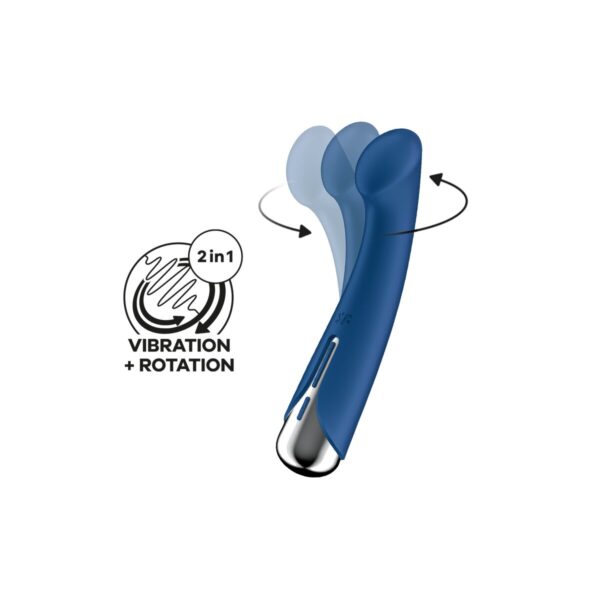 Wibrator punktu G Satisfyer Spinning G-Spot 1 Niebieski - obrazek 2