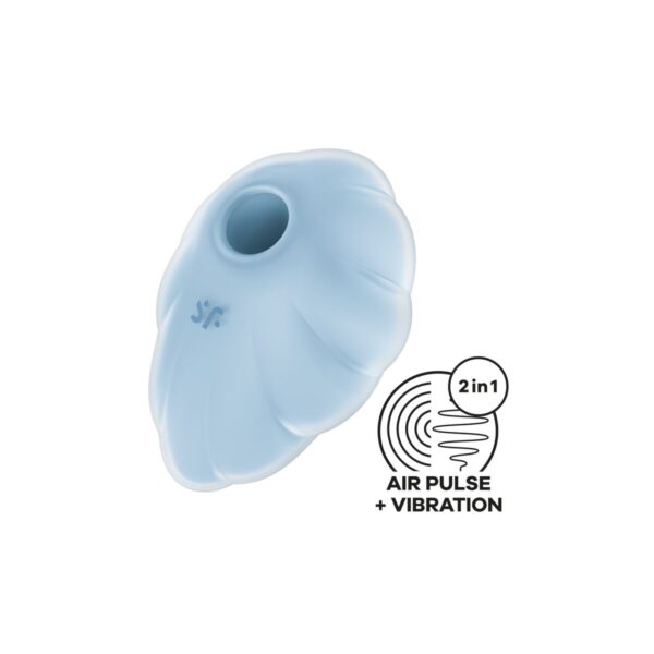 Ssący masażer do Łechtaczki Satisfyer Cloud Dancer Niebieski - obrazek 2