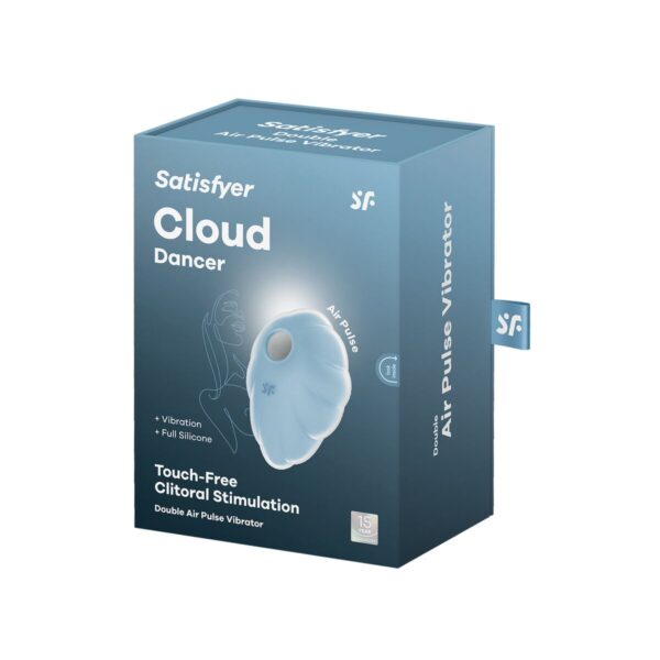 Ssący masażer do Łechtaczki Satisfyer Cloud Dancer Niebieski - obrazek 5
