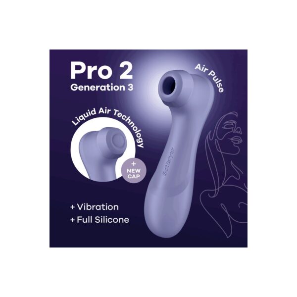 Ssący masażer do Łechtaczki Satisfyer Pro 2 Generation 3 Fioletowy - obrazek 4