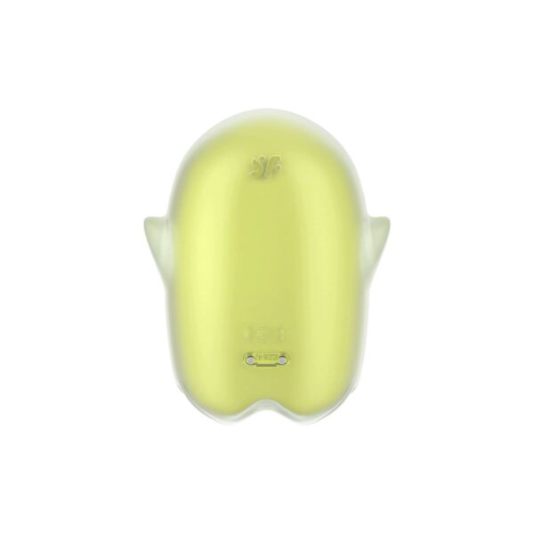 Ssący masażer do Łechtaczki Satisfyer Glowing Ghost Żółty - obrazek 4