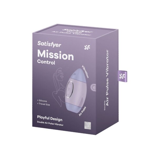Ssący masażer do Łechtaczki Satisfyer Mission Control Fioletowy - obrazek 6