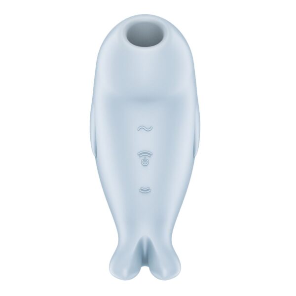 Ssący masażer do Łechtaczki Satisfyer Seal You Soon Niebieski - obrazek 3