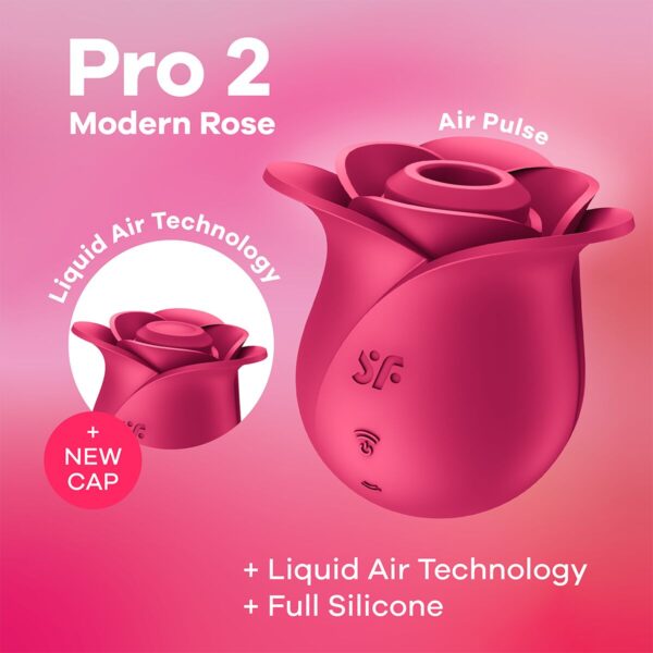 Ssący masażer do Łechtaczki Satisfyer Różowy - obrazek 3