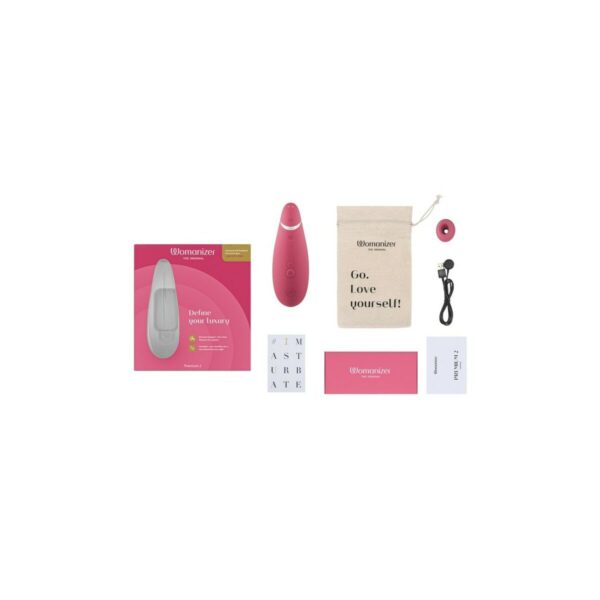 Wibrator Womanizer WOM163-RASPBERRY Bordeaux - obrazek 7