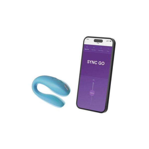Masażer dla par We-Vibe Turkusowy - obrazek 3