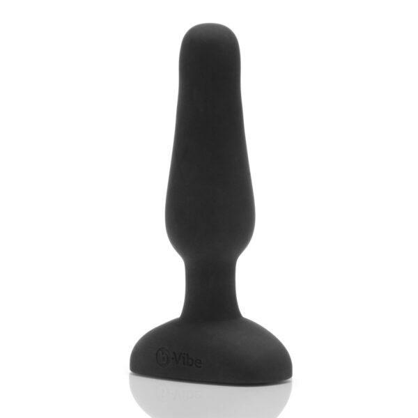 Zdalnie strerowana zatyczka analna Novice (fuksja) B-Vibe NOVICE Czarny - obrazek 6