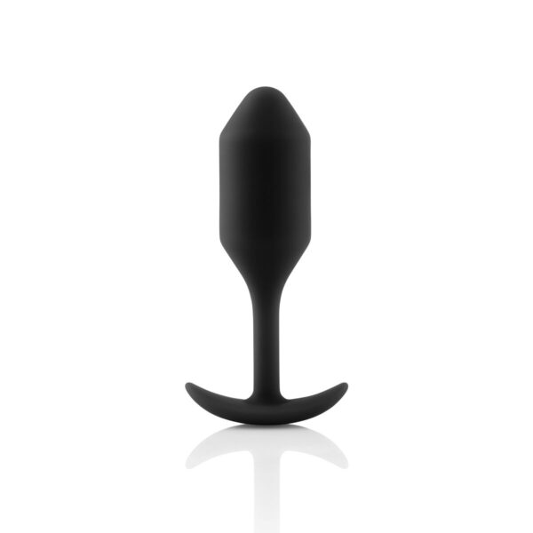 Snug korek analny 2 czarny B-Vibe 96748 Czarny - obrazek 3