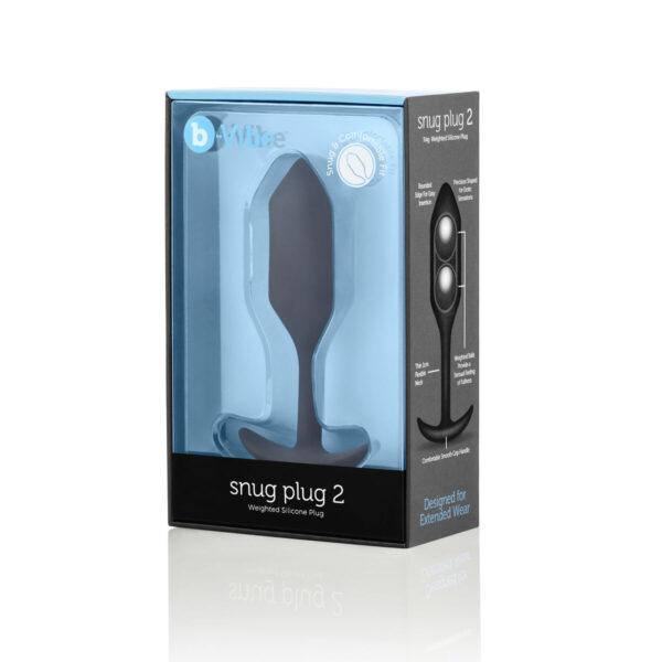 Snug korek analny 2 czarny B-Vibe 96748 Czarny