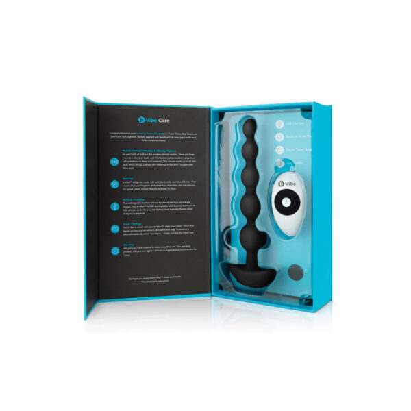 Zatyczka analna (rozmiar czarny) B-Vibe 9516 Silikon - obrazek 4