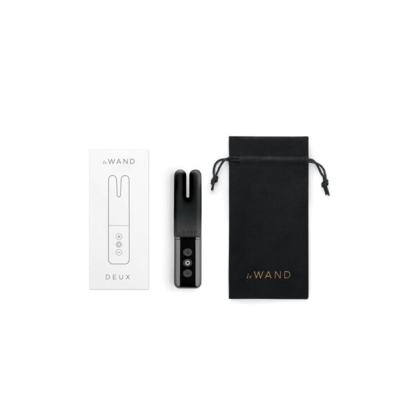Mini Wibrator Le Wand Deux Czarny - obrazek 7