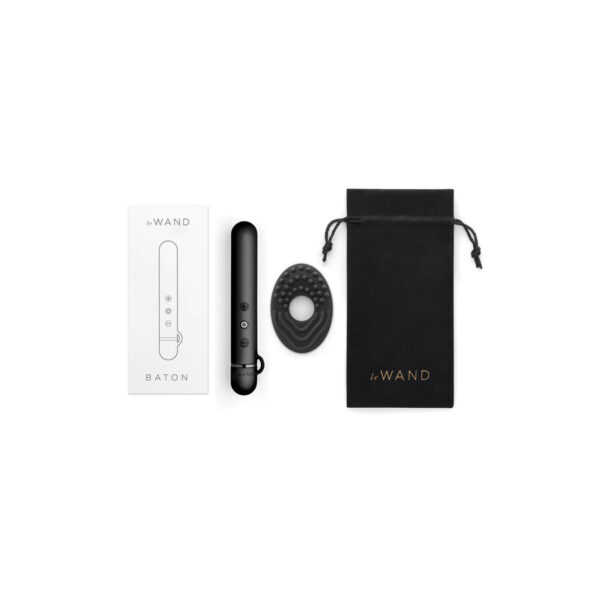 Mini Wibrator Le Wand Baton Czarny - obrazek 8