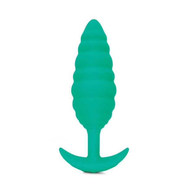 Wibrujący korek analny B-Vibe Twist Texture Kolor Zielony - obrazek 4