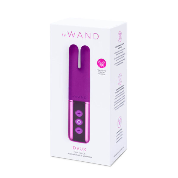 Mini Wibrator Le Wand Deluxe Fioletowy - obrazek 8