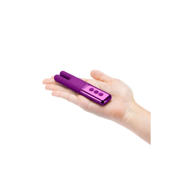 Mini Wibrator Le Wand Deluxe Fioletowy - obrazek 4