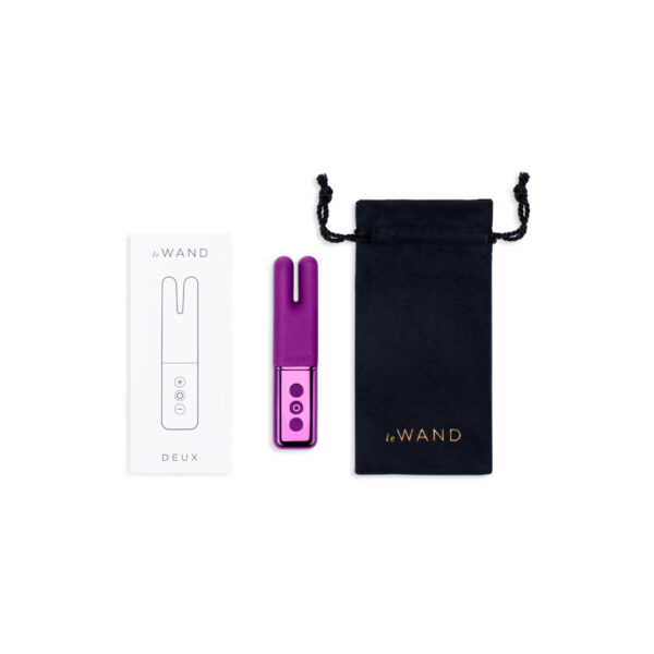 Mini Wibrator Le Wand Deluxe Fioletowy - obrazek 7