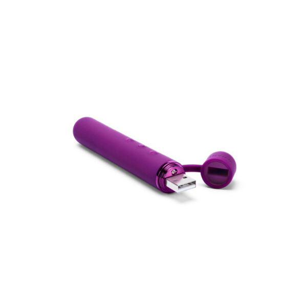 Mini Wibrator Le Wand Baton Fioletowy - obrazek 6