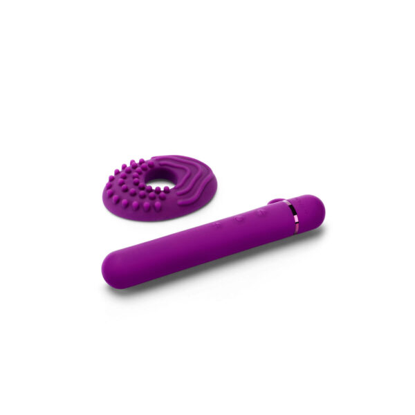 Mini Wibrator Le Wand Baton Fioletowy - obrazek 5