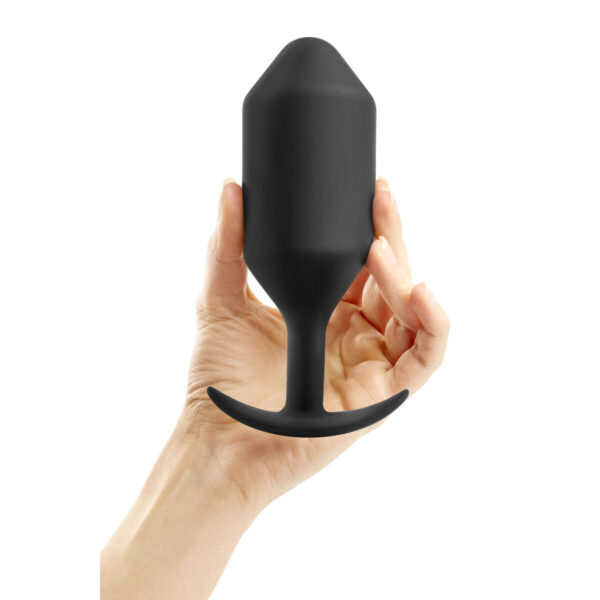 Zatyczka Analna B-Vibe 6 Czarny - obrazek 3