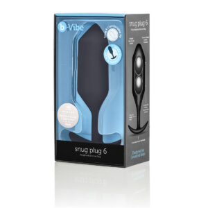 Zatyczka Analna B-Vibe 6 Czarny