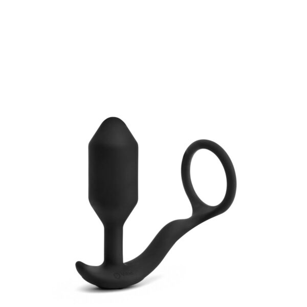 Zatyczka Analna B-Vibe Vibrating Snug & Tug M - obrazek 2