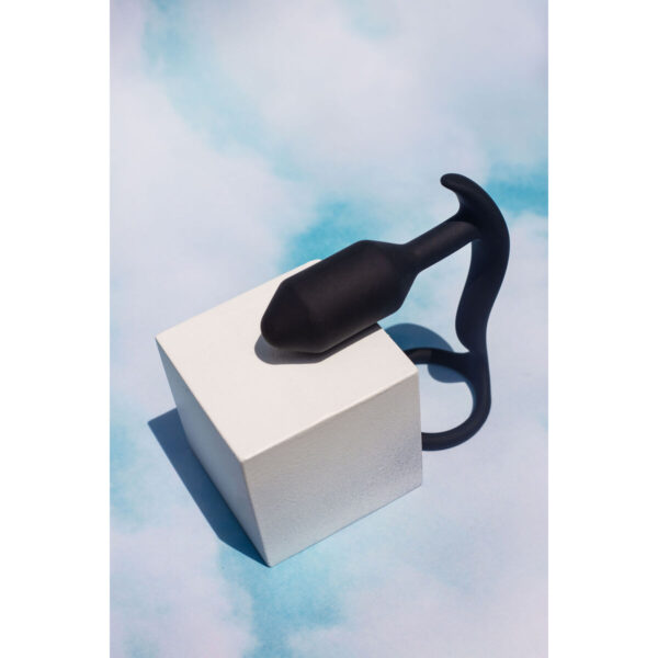 Zatyczka Analna B-Vibe Vibrating Snug & Tug M - obrazek 8