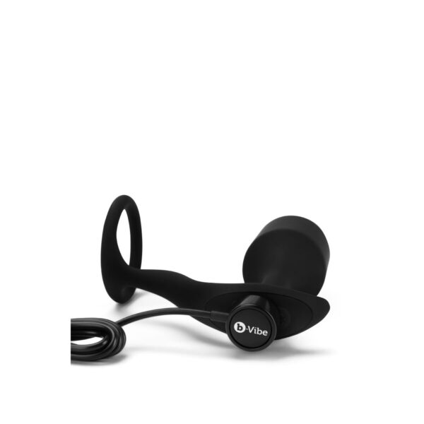 Zatyczka Analna B-Vibe Vibrating Snug Czarny XL - obrazek 7