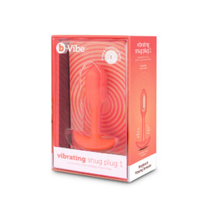 Zatyczka Analna B-Vibe Vibrating Snug Pomarańczowy