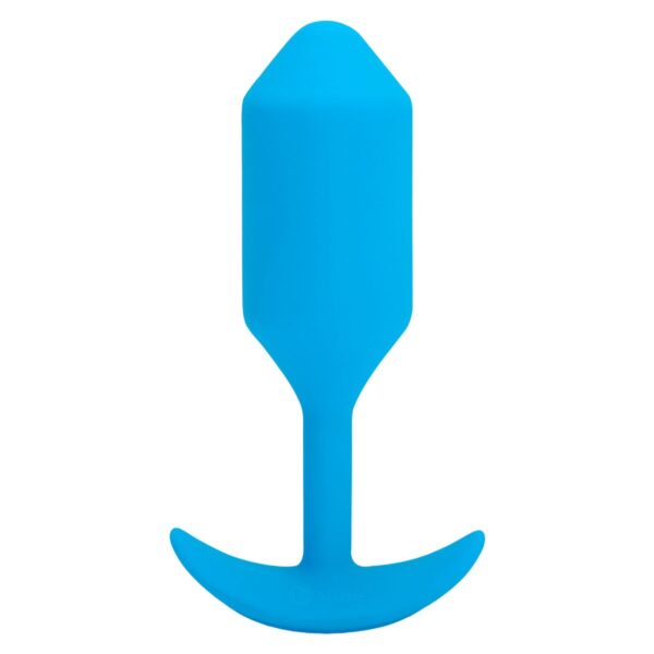 Zatyczka Analna B-Vibe Vibrating Snug 3 Niebieski (3,7 x 13,8 x 1 cm) - obrazek 3