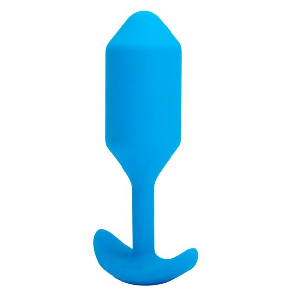 Zatyczka Analna B-Vibe Vibrating Snug 3 Niebieski (3,7 x 13,8 x 1 cm) - obrazek 4