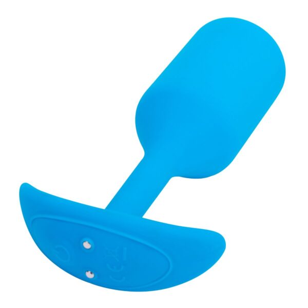 Zatyczka Analna B-Vibe Vibrating Snug 3 Niebieski (3,7 x 13,8 x 1 cm) - obrazek 5