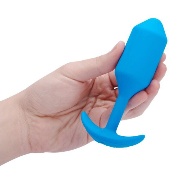 Zatyczka Analna B-Vibe Vibrating Snug 3 Niebieski (3,7 x 13,8 x 1 cm) - obrazek 7