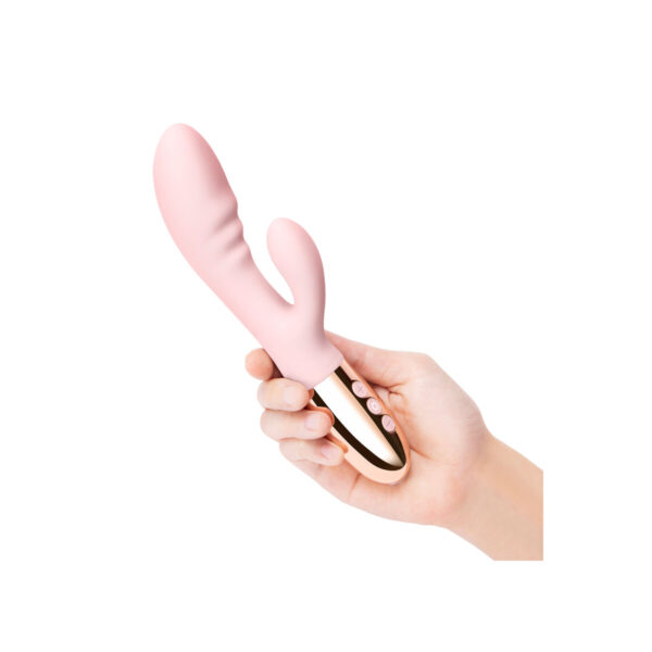 Wibrator Podwójnej Stymulacji Le Wand Blend Rose Gold Złoty Różowo-złoty - obrazek 3