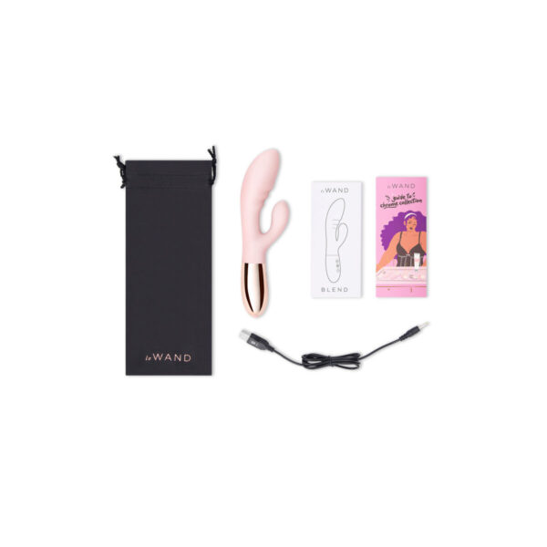 Wibrator Podwójnej Stymulacji Le Wand Blend Rose Gold Złoty Różowo-złoty - obrazek 6