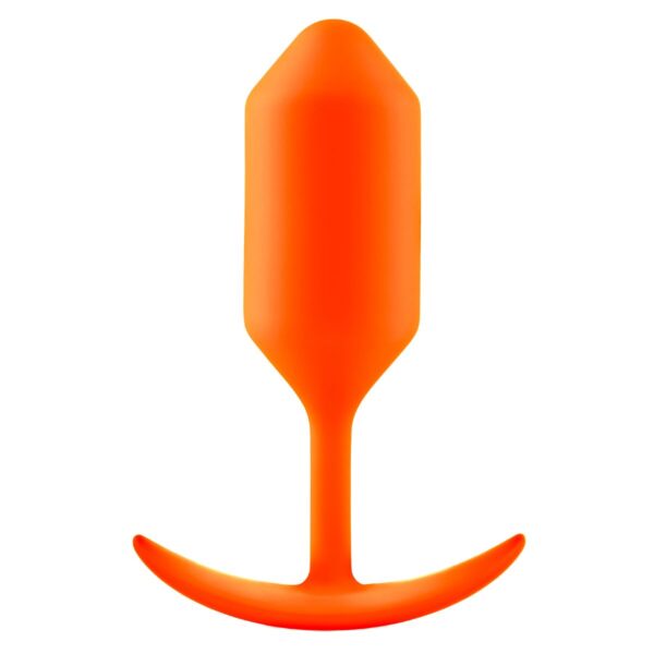 Zatyczka Analna B-Vibe 3 Pomarańczowy - obrazek 5