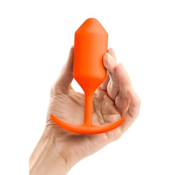 Zatyczka Analna B-Vibe 3 Pomarańczowy - obrazek 4